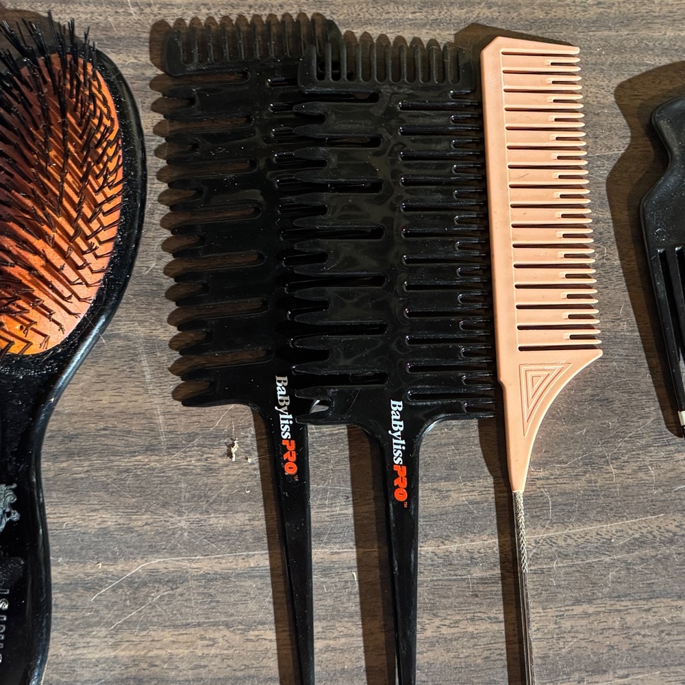 BaByliss Black and Tan Comb Trio